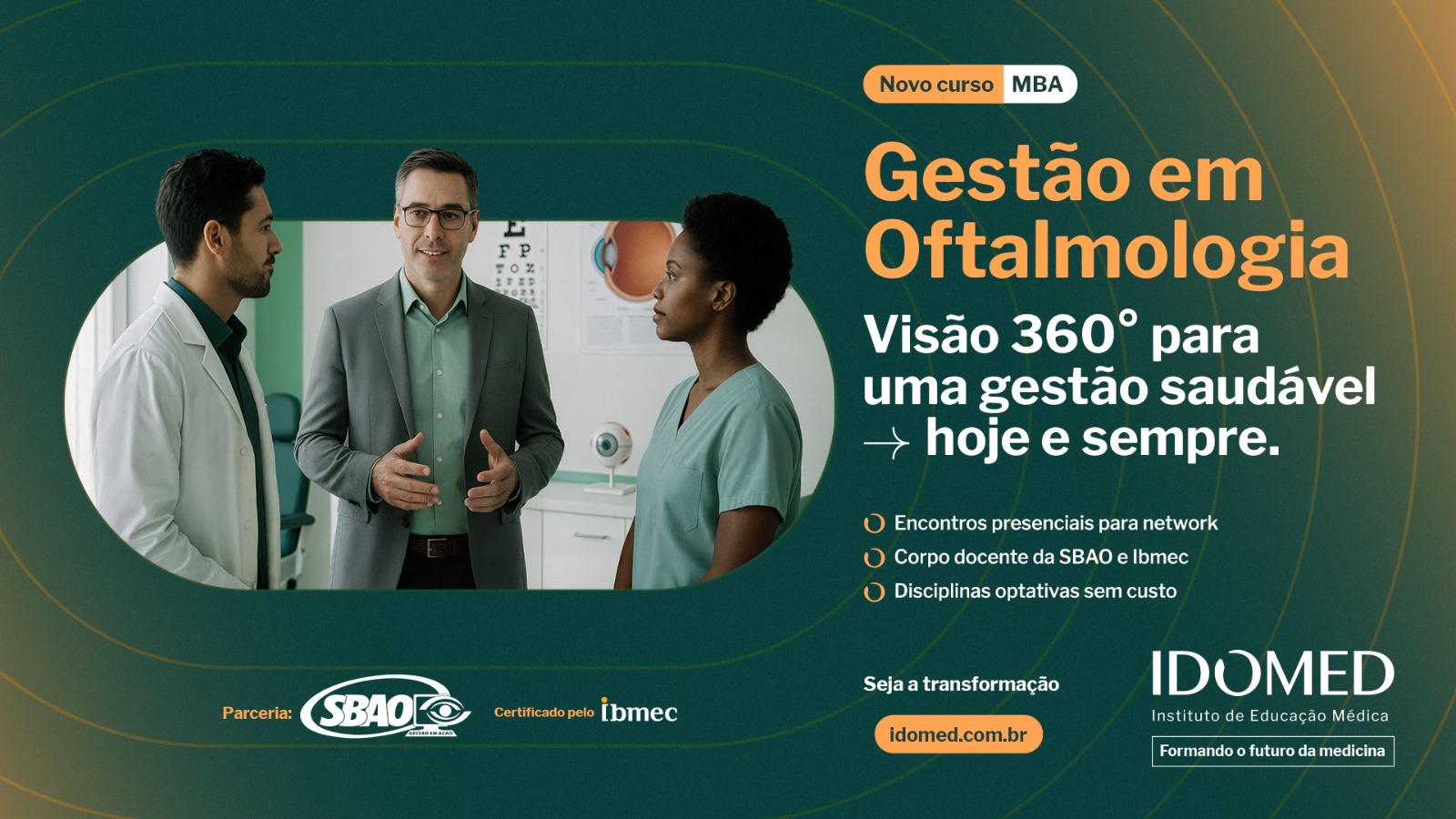 MBA em Gestão em Oftalmologia: transforme sua expertise clínica em liderança